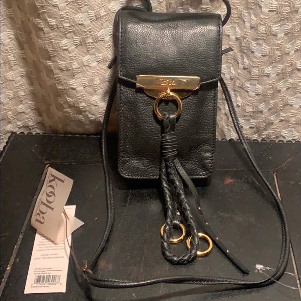 NWT Kooba Cross body Dionne phone leather purse